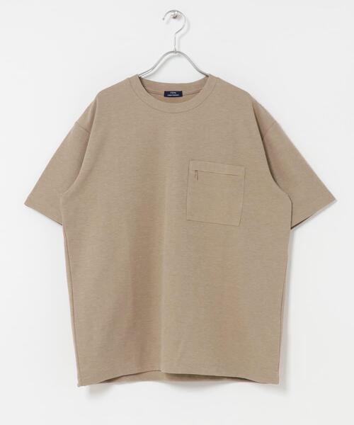 ITEMS URBANRESEARCH(アイテムズ アーバンリサーチ)の「速乾 カットミラノ ポケットTシャツ(Tシャツ/カットソー・メンズ・ホワイト/チャコールグレー/モカ/グレー・MEDIUM/LARGE)」の5枚目の写真