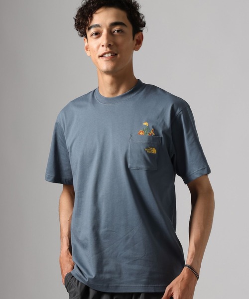 THE NORTH FACE（ザノースフェイス）の「【THE NORTH FACE(ザ・ノース・フェイス)】フラワーロゴTシャツ[速乾]（Tシャツ/カットソー・メンズ・ホワイト/グレー/ブラック・LARGE/MEDIUM）」の3枚目の写真