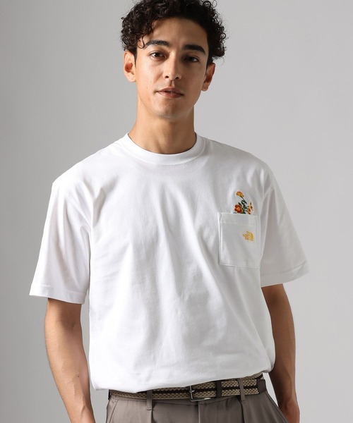 THE NORTH FACE（ザノースフェイス）の「【THE NORTH FACE(ザ・ノース・フェイス)】フラワーロゴTシャツ[速乾]（Tシャツ/カットソー・メンズ・ホワイト/グレー/ブラック・LARGE/MEDIUM）」の2枚目の写真