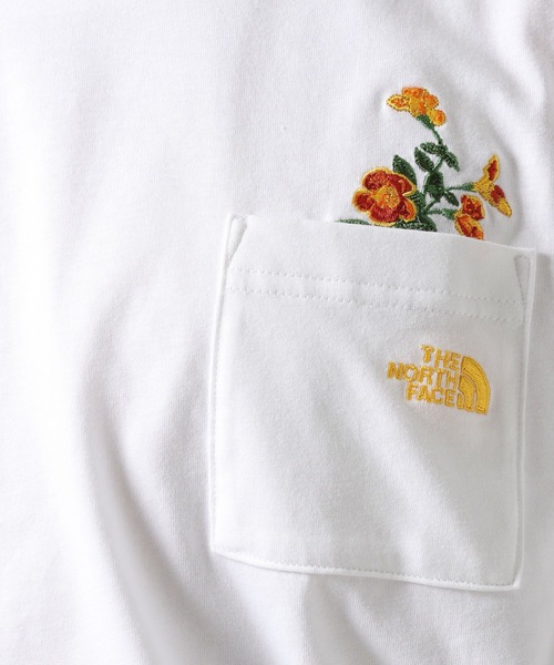 THE NORTH FACE（ザノースフェイス）の「【THE NORTH FACE(ザ・ノース・フェイス)】フラワーロゴTシャツ[速乾]（Tシャツ/カットソー・メンズ・ホワイト/グレー/ブラック・LARGE/MEDIUM）」の6枚目の写真