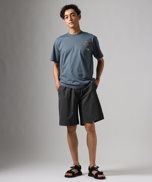 THE NORTH FACE（ザノースフェイス）の「【THE NORTH FACE(ザ・ノース・フェイス)】フラワーロゴTシャツ[速乾]（Tシャツ/カットソー・メンズ・ホワイト/グレー/ブラック・LARGE/MEDIUM）」の7枚目の写真