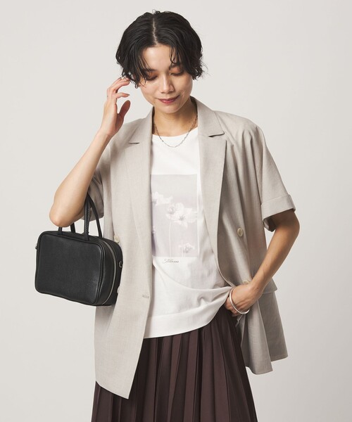 green label relaxing(グリーンレーベルリラクシング)の「フォトプリント フレンチスリーブ Tシャツ 接触冷感(Tシャツ/カットソー・レディース・その他1/その他2・FREE)」の11枚目の写真