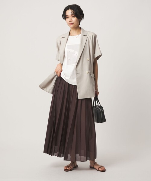 green label relaxing(グリーンレーベルリラクシング)の「フォトプリント フレンチスリーブ Tシャツ 接触冷感(Tシャツ/カットソー・レディース・その他1/その他2・FREE)」の12枚目の写真