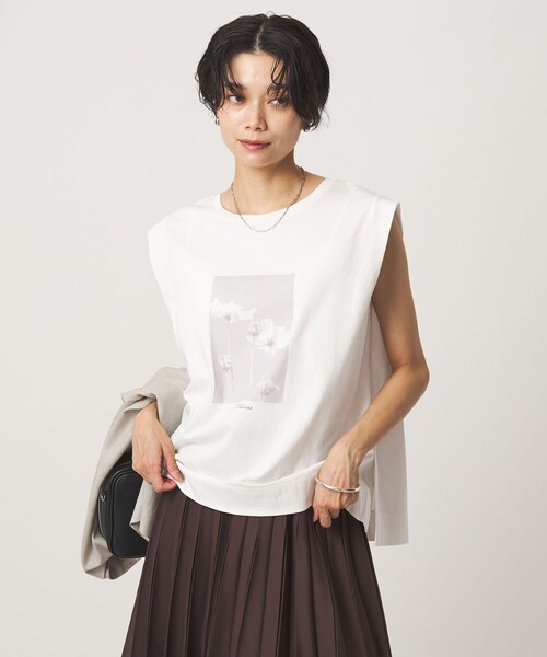 green label relaxing(グリーンレーベルリラクシング)の「フォトプリント フレンチスリーブ Tシャツ 接触冷感(Tシャツ/カットソー・レディース・その他1/その他2・FREE)」の15枚目の写真
