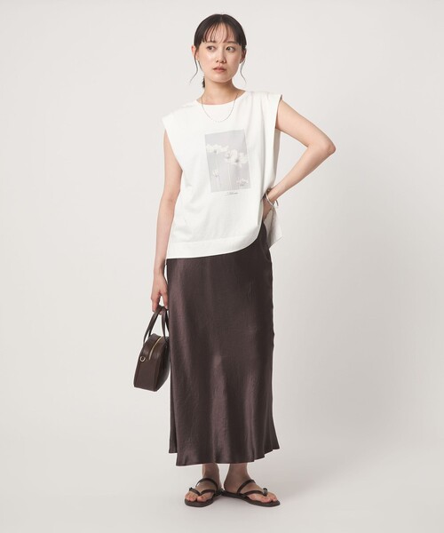 green label relaxing(グリーンレーベルリラクシング)の「フォトプリント フレンチスリーブ Tシャツ 接触冷感(Tシャツ/カットソー・レディース・その他1/その他2・FREE)」の16枚目の写真