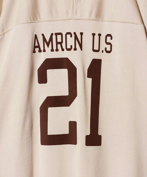AMERICANA(アメリカーナ)の「<Americana>フットボール Tシャツ(Tシャツ/カットソー・レディース・ナチュラル/ダークブラウン・FREE)」の16枚目の写真