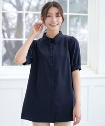 パフスリーブシャツチュニック