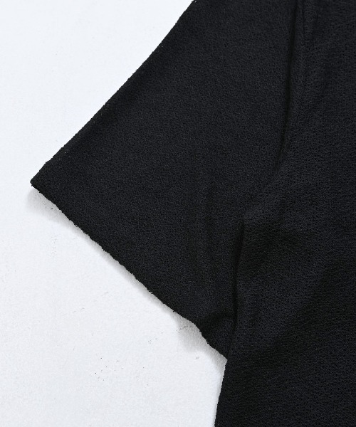 CavariA(キャバリア)の「『CavariA/キャバリア』メッシュニット半袖シャツ(シャツ/ブラウス・メンズ・グレー/ブラック・L/M)」の14枚目の写真