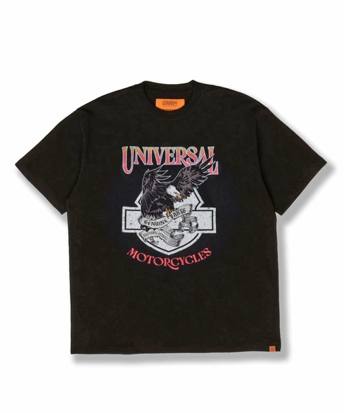 UNIVERSAL OVERALL(ユニバーサルオーバーオール)の「UNIVERSAL OVERALL S/S PRINT T-SHIRT(Tシャツ/カットソー・メンズ・ブラック系2/ブラック・M/L)」の5枚目の写真
