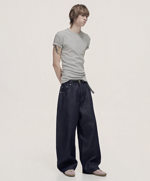 TAKEASY（テイクイージー）の「ツイストバレルデニムパンツ（エンジニアードブルー）（デニムパンツ・メンズ・その他・SMALL/MEDIUM/LARGE/X-LARGE）」の7枚目の写真