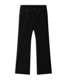 Boot-Cut Pants (Black)