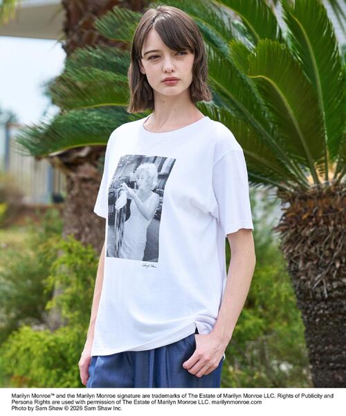 DRESSTERIOR(ドレステリア)の「【別注】マリリンモンロー/オフショットプリントT(Tシャツ/カットソー・レディース・ホワイト・38/36)」の9枚目の写真