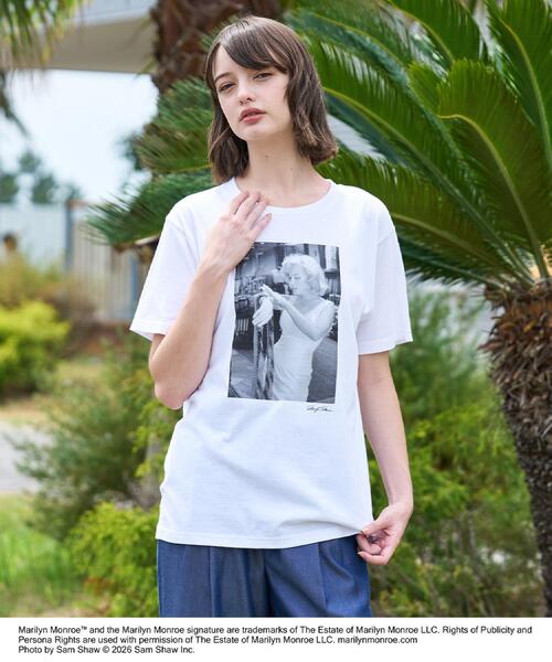 DRESSTERIOR(ドレステリア)の「【別注】マリリンモンロー/オフショットプリントT(Tシャツ/カットソー・レディース・ホワイト・38/36)」の10枚目の写真
