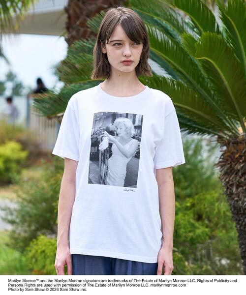 DRESSTERIOR(ドレステリア)の「【別注】マリリンモンロー/オフショットプリントT(Tシャツ/カットソー・レディース・ホワイト・38/36)」の12枚目の写真