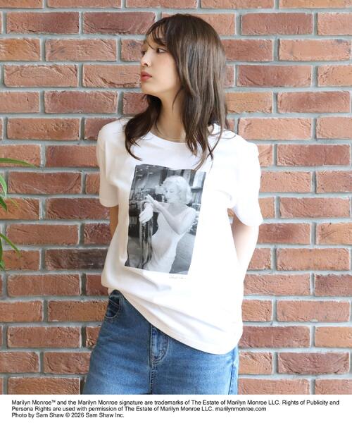 DRESSTERIOR(ドレステリア)の「【別注】マリリンモンロー/オフショットプリントT(Tシャツ/カットソー・レディース・ホワイト・38/36)」の15枚目の写真