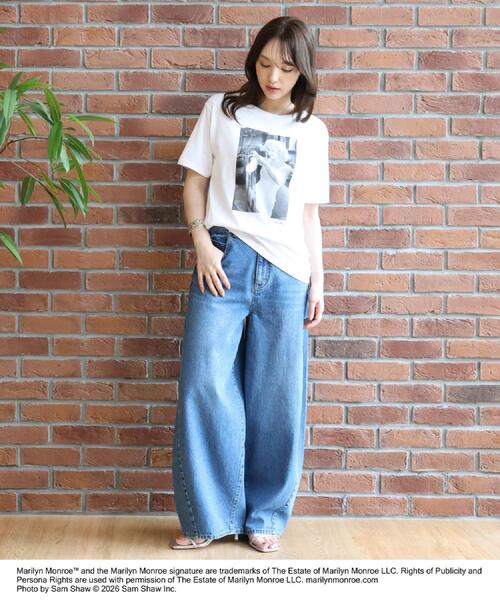 DRESSTERIOR(ドレステリア)の「【別注】マリリンモンロー/オフショットプリントT(Tシャツ/カットソー・レディース・ホワイト・38/36)」の16枚目の写真