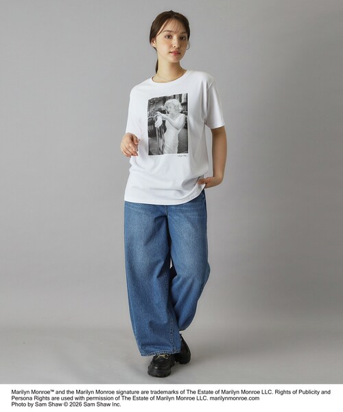DRESSTERIOR(ドレステリア)の「【別注】マリリンモンロー/オフショットプリントT(Tシャツ/カットソー・レディース・ホワイト・38/36)」の19枚目の写真