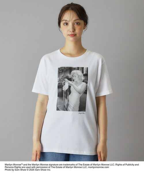 DRESSTERIOR(ドレステリア)の「【別注】マリリンモンロー/オフショットプリントT(Tシャツ/カットソー・レディース・ホワイト・38/36)」の20枚目の写真