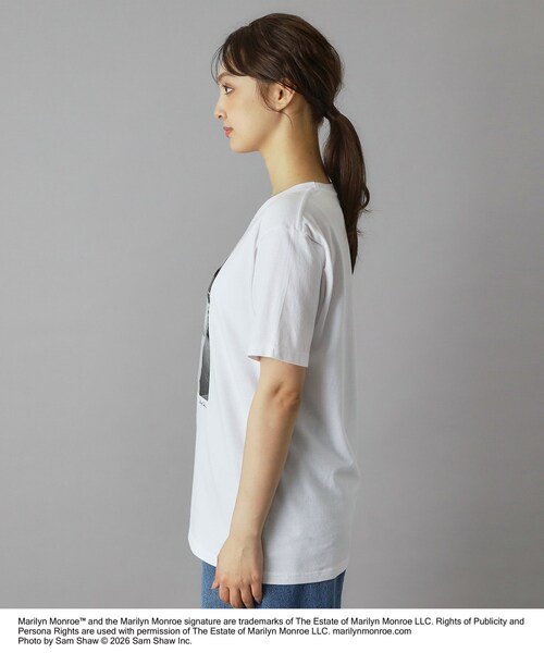 DRESSTERIOR(ドレステリア)の「【別注】マリリンモンロー/オフショットプリントT(Tシャツ/カットソー・レディース・ホワイト・38/36)」の21枚目の写真