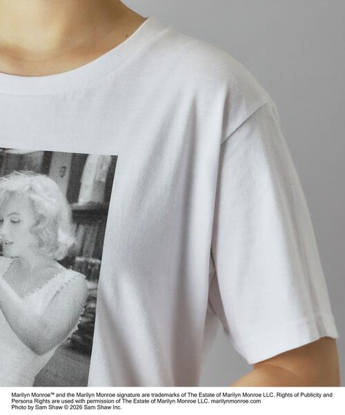 DRESSTERIOR(ドレステリア)の「【別注】マリリンモンロー/オフショットプリントT(Tシャツ/カットソー・レディース・ホワイト・38/36)」の2枚目の写真
