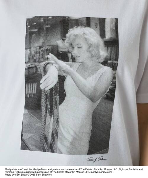 DRESSTERIOR(ドレステリア)の「【別注】マリリンモンロー/オフショットプリントT(Tシャツ/カットソー・レディース・ホワイト・38/36)」の4枚目の写真