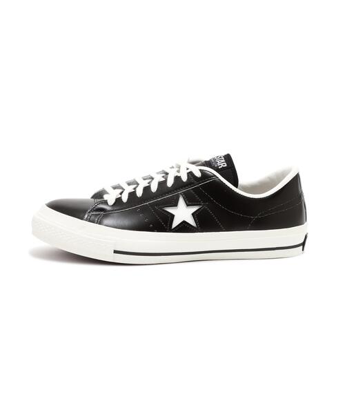 CONVERSE(コンバース)の「《CONVERSE》ONE STAR J / ワンスター / コンバース(スニーカー・レディース・ブラック/ホワイト・5.5/6/5/6.5/4.5)」の4枚目の写真