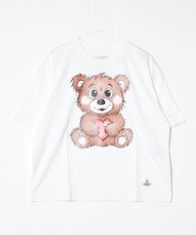 HALFTONE BEAR SHORT T-SHIRT
