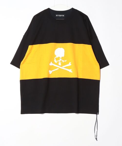 mastermind JAPAN(マスターマインド)の「BOXY HORIZONTAL BLOCK TEE(Tシャツ/カットソー・メンズ・ホワイト系その他/ブラック系その他・XL)」の2枚目の写真