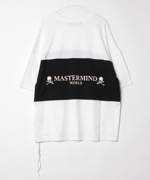 mastermind JAPAN(マスターマインド)の「BOXY HORIZONTAL BLOCK TEE(Tシャツ/カットソー・メンズ・ホワイト系その他/ブラック系その他・XL)」の3枚目の写真