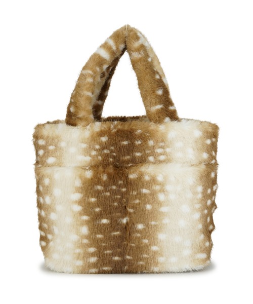 PAUL & JOE ACCESSOIRES(ポールアンドジョーアクセソワ)の「PAUL & JOE ACCESSOIRES (ポール&ジョーアクセソワ)2WAYファートートバッグ PJA-B1502 FUR ANIMAL(トートバッグ・レディース・ベージュ/ブラウン・FREE)」の5枚目の写真