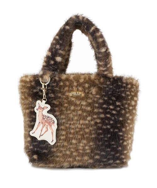 PAUL & JOE ACCESSOIRES(ポールアンドジョーアクセソワ)の「PAUL & JOE ACCESSOIRES (ポール&ジョーアクセソワ)2WAYファートートバッグ PJA-B1502 FUR ANIMAL(トートバッグ・レディース・ベージュ/ブラウン・FREE)」の9枚目の写真