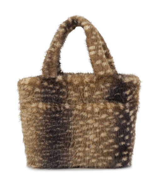 PAUL & JOE ACCESSOIRES(ポールアンドジョーアクセソワ)の「PAUL & JOE ACCESSOIRES (ポール&ジョーアクセソワ)2WAYファートートバッグ PJA-B1502 FUR ANIMAL(トートバッグ・レディース・ベージュ/ブラウン・FREE)」の11枚目の写真