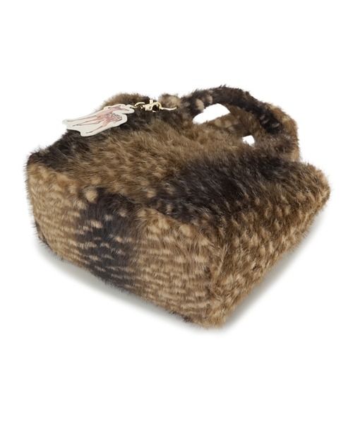 PAUL & JOE ACCESSOIRES(ポールアンドジョーアクセソワ)の「PAUL & JOE ACCESSOIRES (ポール&ジョーアクセソワ)2WAYファートートバッグ PJA-B1502 FUR ANIMAL(トートバッグ・レディース・ベージュ/ブラウン・FREE)」の12枚目の写真
