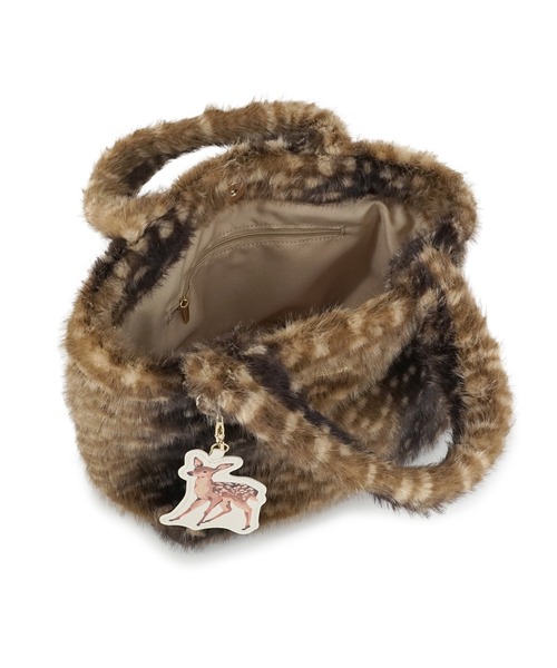 PAUL & JOE ACCESSOIRES(ポールアンドジョーアクセソワ)の「PAUL & JOE ACCESSOIRES (ポール&ジョーアクセソワ)2WAYファートートバッグ PJA-B1502 FUR ANIMAL(トートバッグ・レディース・ベージュ/ブラウン・FREE)」の13枚目の写真