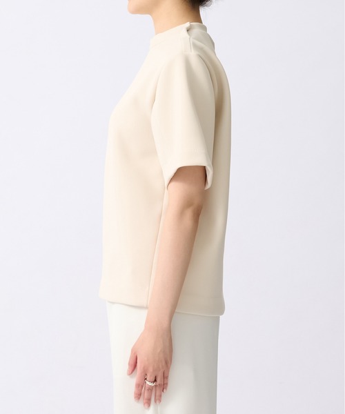 TOGA（トーガ）の「【TOGA PULLA/トーガプルラ】Bonding jersey T-shirt/ボンディングジャージTシャツ（Tシャツ/カットソー・レディース・オフホワイト・36）」の4枚目の写真