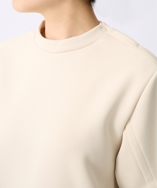 TOGA（トーガ）の「【TOGA PULLA/トーガプルラ】Bonding jersey T-shirt/ボンディングジャージTシャツ（Tシャツ/カットソー・レディース・オフホワイト・36）」の7枚目の写真