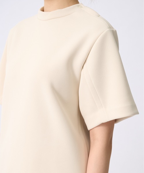 TOGA（トーガ）の「【TOGA PULLA/トーガプルラ】Bonding jersey T-shirt/ボンディングジャージTシャツ（Tシャツ/カットソー・レディース・オフホワイト・36）」の8枚目の写真
