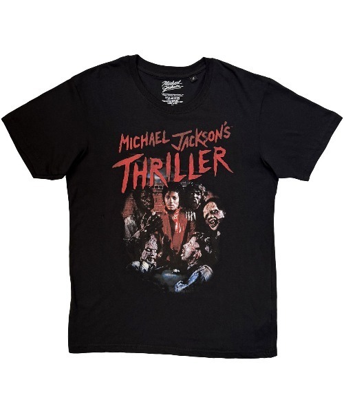 THRIFTY LOOK(スリフティールック)の「THRIFTY LOOK スリフティルック / THRIFTY"MICHAEL JACKSON"TEE(Tシャツ/カットソー・メンズ・ブラック系1/ブラック/ブラック系2/ブラック系3・X-LARGE/LARGE/MEDIUM)」の3枚目の写真