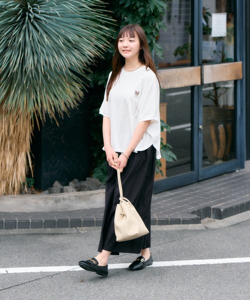 meeny miny(ミーニーマイニー)の「【旭山動物園応援商品】キタキツネフェイスTシャツ(Tシャツ/カットソー・レディース・ホワイト/ブラック・S-M/M-L)」の14枚目の写真