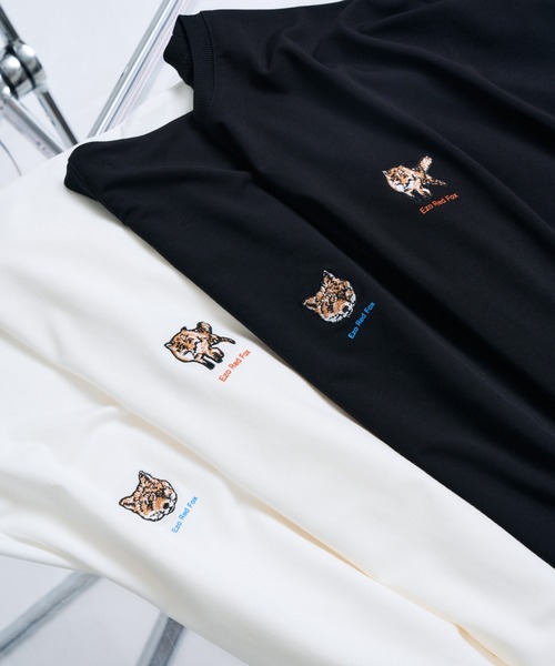 meeny miny(ミーニーマイニー)の「【旭山動物園応援商品】キタキツネフェイスTシャツ(Tシャツ/カットソー・レディース・ホワイト/ブラック・S-M/M-L)」の7枚目の写真