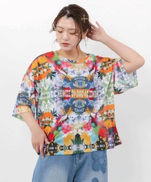 162690：3柄展開 シアー天竺Tシャツ