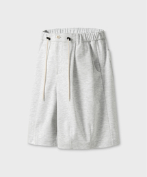 NONBLANK（ノンブランク）の「バルーンハーフパンツ_ホワイトグレー（その他パンツ）」