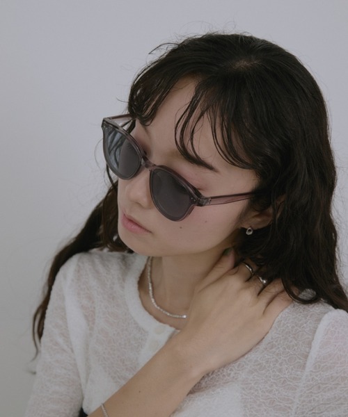 Aunt Marie's(アントマリーズ)の「フラットレンズサングラス(サングラス・レディース・ブラウン/グレー・FREE)」の9枚目の写真