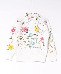 KENZOWILDFLOWERHALFZIPSWEATSHIRT