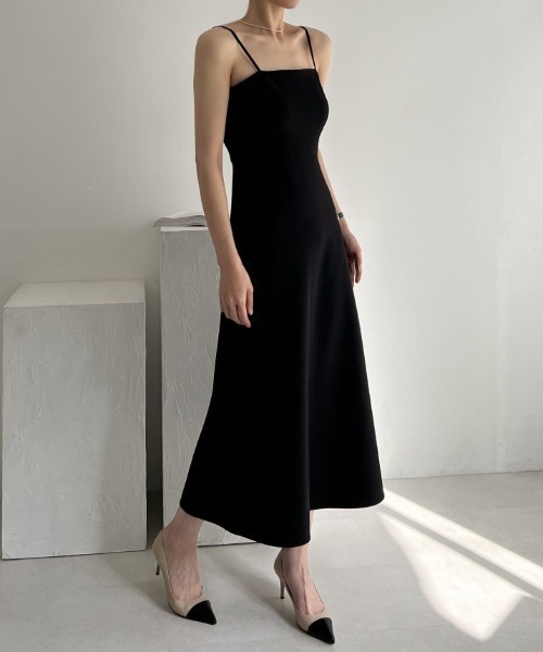 YUGA(ユーガ)の「YUGA_YGMC Korean-style Camisole dress(ワンピース・レディース・オフホワイト/ブラック・S/M)」の10枚目の写真
