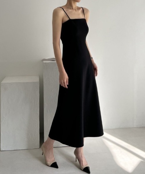 YUGA(ユーガ)の「YUGA_YGMC Korean-style Camisole dress(ワンピース・レディース・オフホワイト/ブラック・S/M)」の12枚目の写真