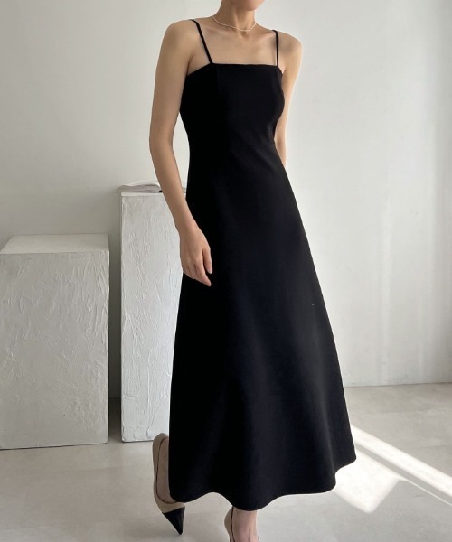 YUGA(ユーガ)の「YUGA_YGMC Korean-style Camisole dress(ワンピース・レディース・オフホワイト/ブラック・S/M)」の14枚目の写真