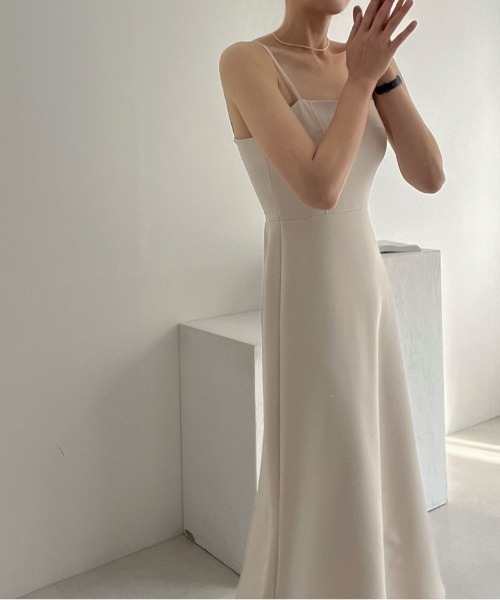 YUGA(ユーガ)の「YUGA_YGMC Korean-style Camisole dress(ワンピース・レディース・オフホワイト/ブラック・S/M)」の17枚目の写真