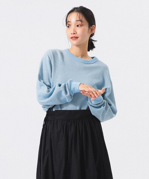 BEAMS BOY（ビームスボーイ）の「ハニカム ロング スリーブ（Tシャツ/カットソー・レディース・レッド/サックスブルー/アイボリー・1/0/2）」の20枚目の写真