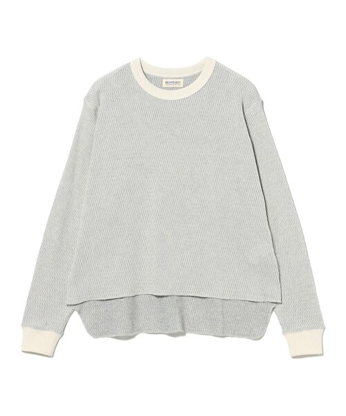 BEAMS BOY（ビームスボーイ）の「ハニカム ロング スリーブ（Tシャツ/カットソー・レディース・レッド/サックスブルー/アイボリー・1/0/2）」の21枚目の写真